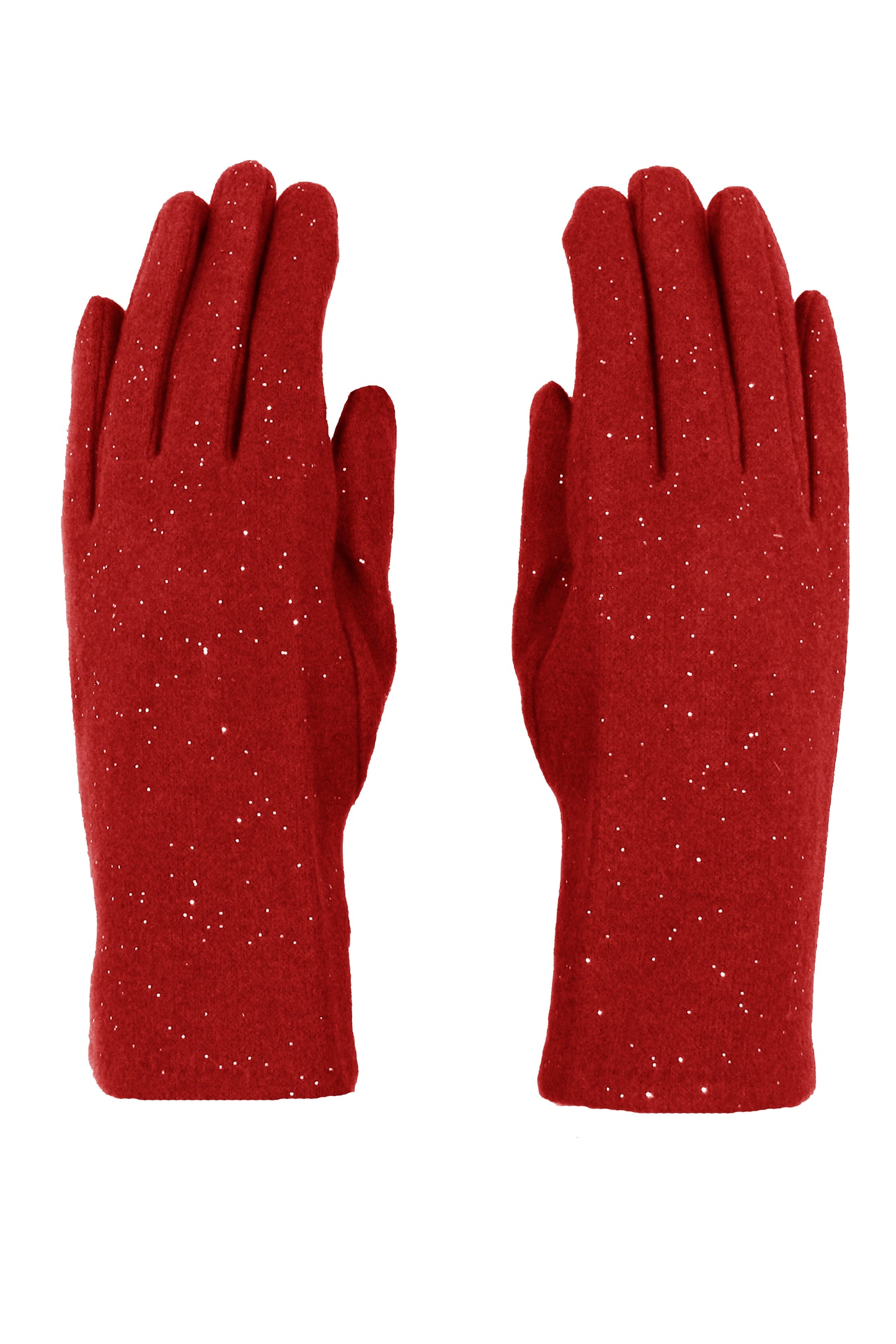 Glitter Detail Cashmere Fleece Gloves