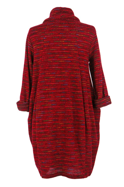 Cowl Neck Fleck Dress