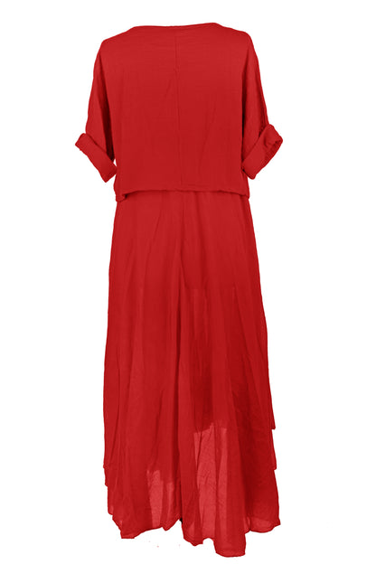 2 Piece Flare Dress