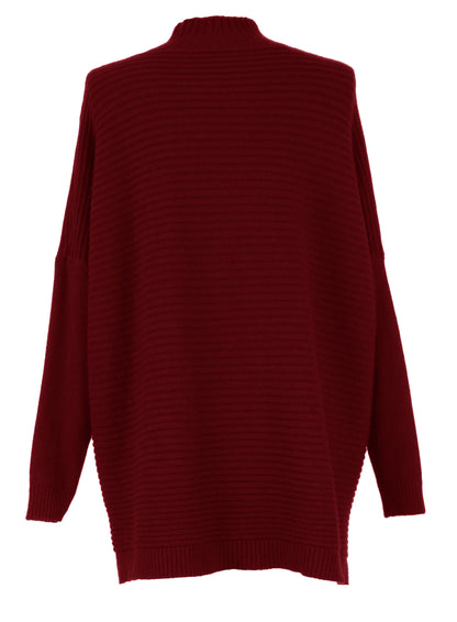 Ribbed Panel Jumper