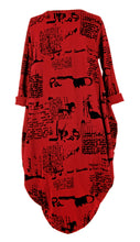 Load image into Gallery viewer, Flocking Script Midi Dress
