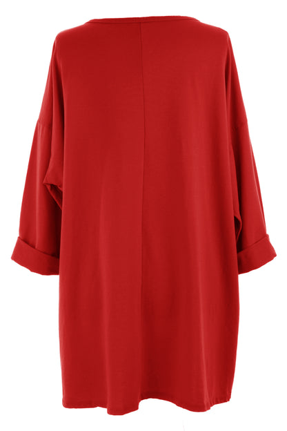 Sequin Star Jersey Tunic