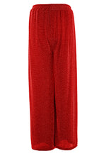 Load image into Gallery viewer, Wide Leg Lurex Trouser
