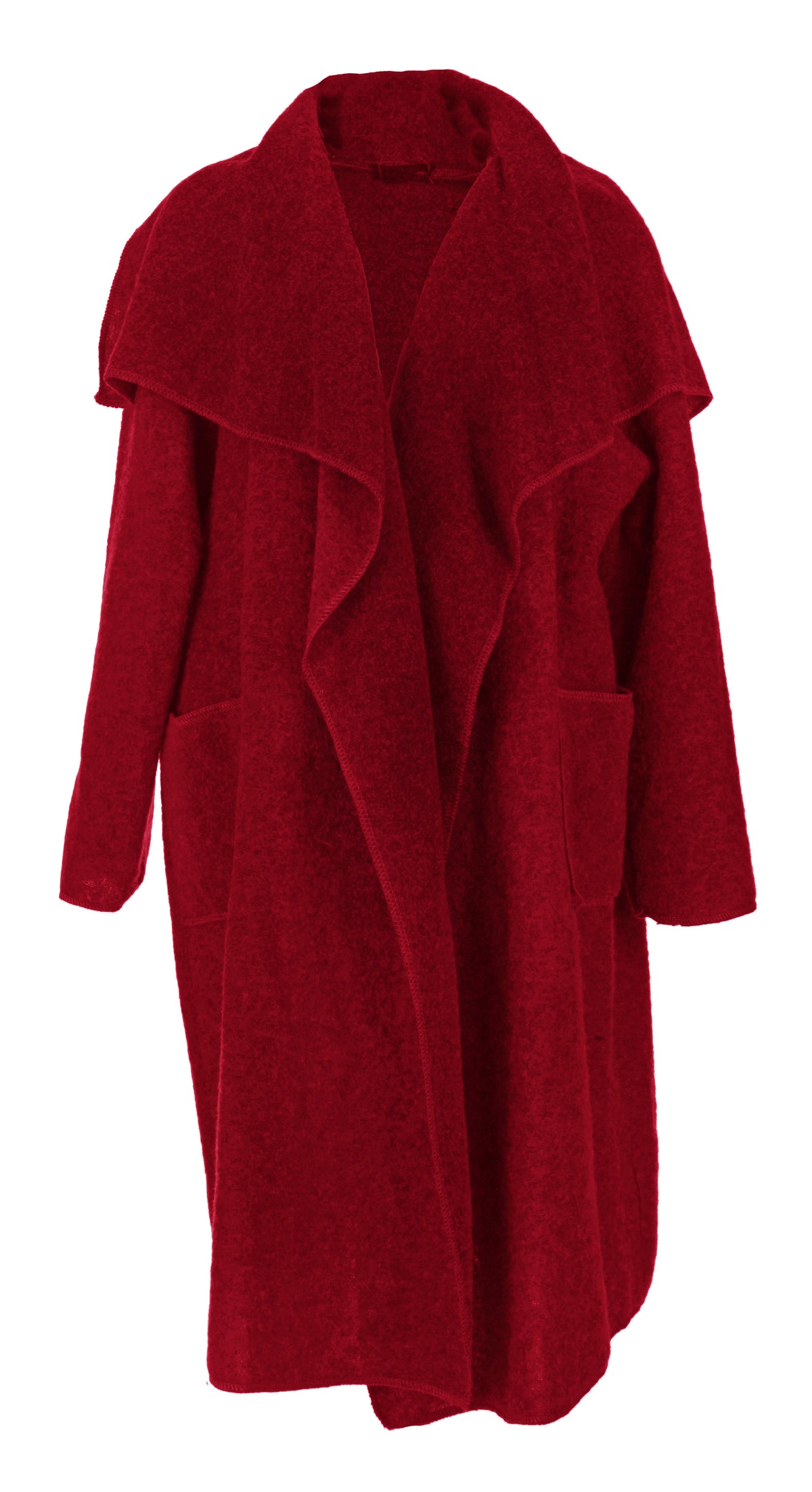 Waterfall Boiled Wool Coat