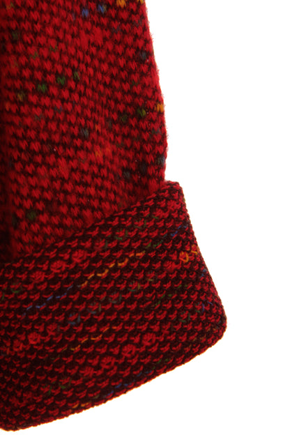 Cowl Neck Tweed Top