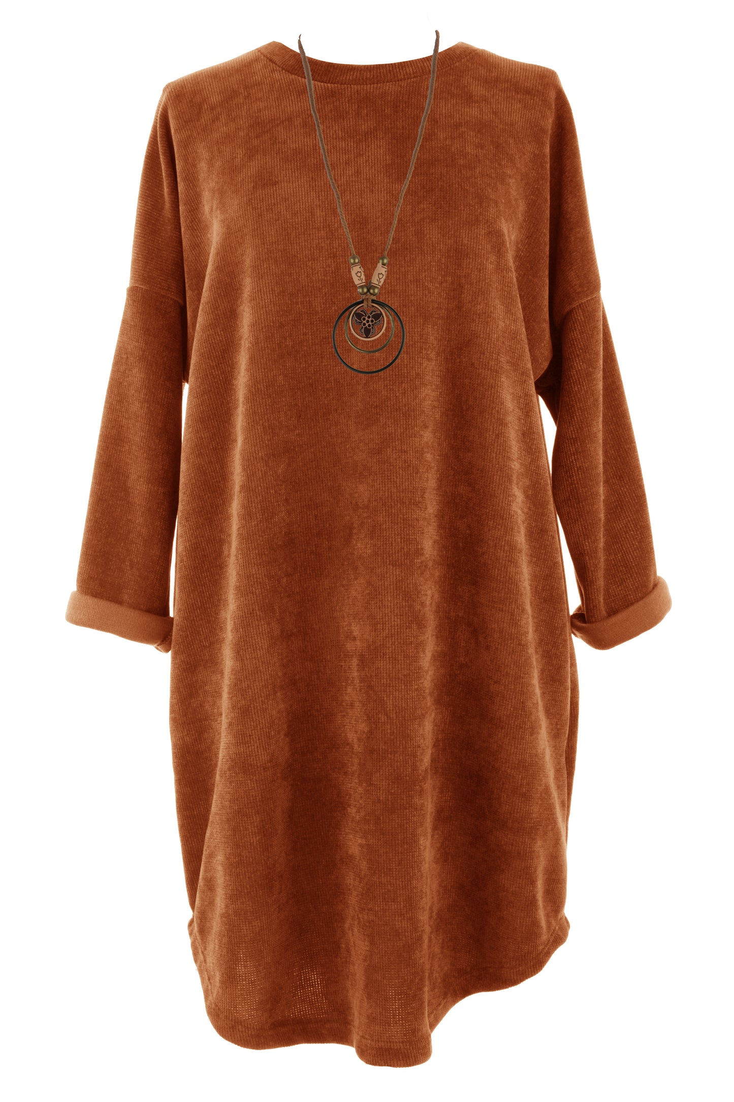 Chenille Necklace Dress