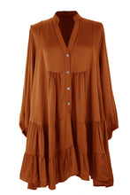 Load image into Gallery viewer, Silk Satin Tiered Tunic
