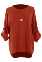 Load image into Gallery viewer, Button Detail Corduroy Top
