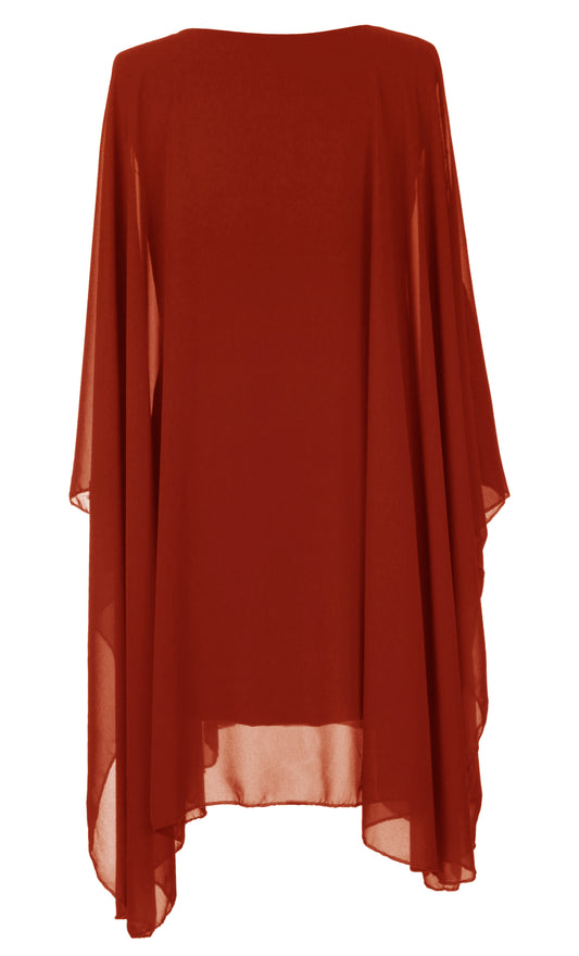 Batwing Flowy Kaftan Tunic