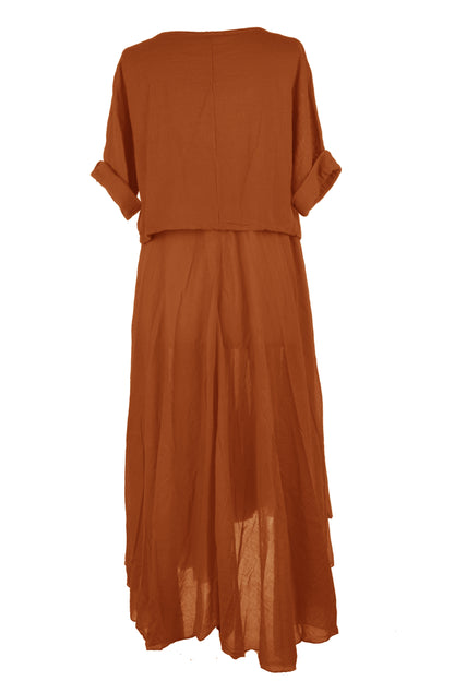 2 Piece Flare Dress