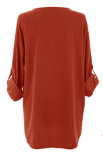 Load image into Gallery viewer, Button Detail Corduroy Top
