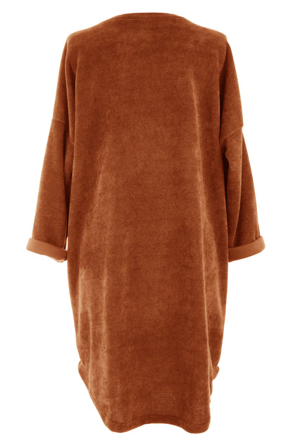 Chenille Necklace Dress