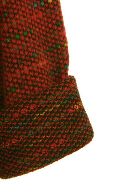 Cowl Neck Tweed Top