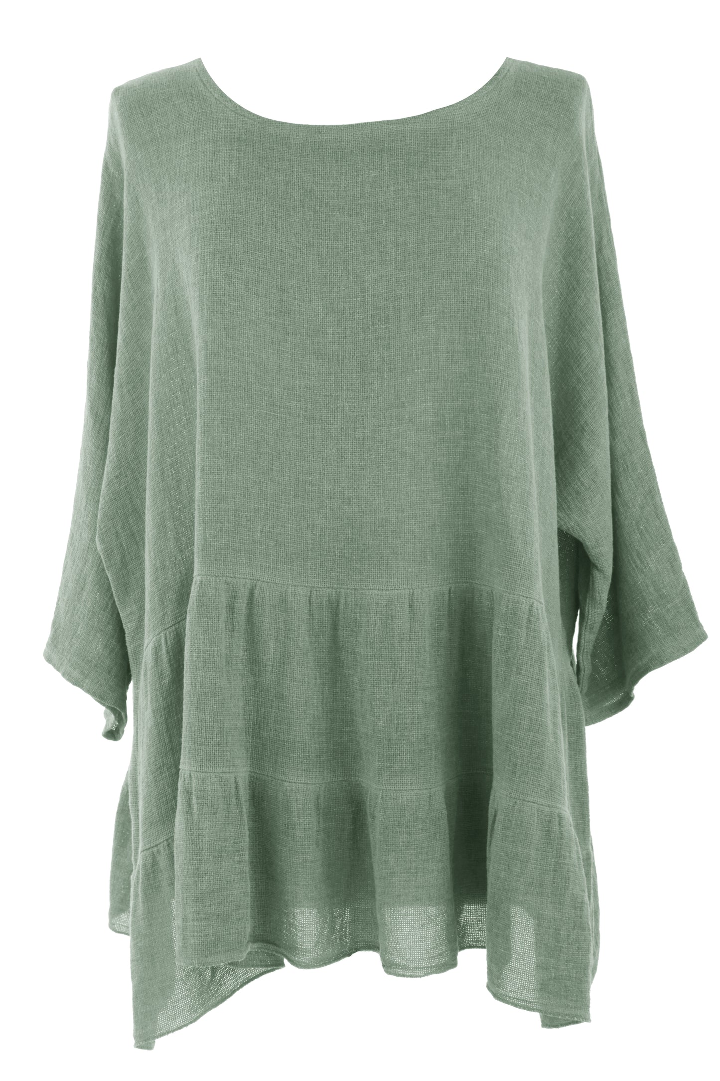Tiered Teabag Linen Top