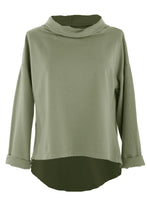 Load image into Gallery viewer, Cowl Neck Jersey Top
