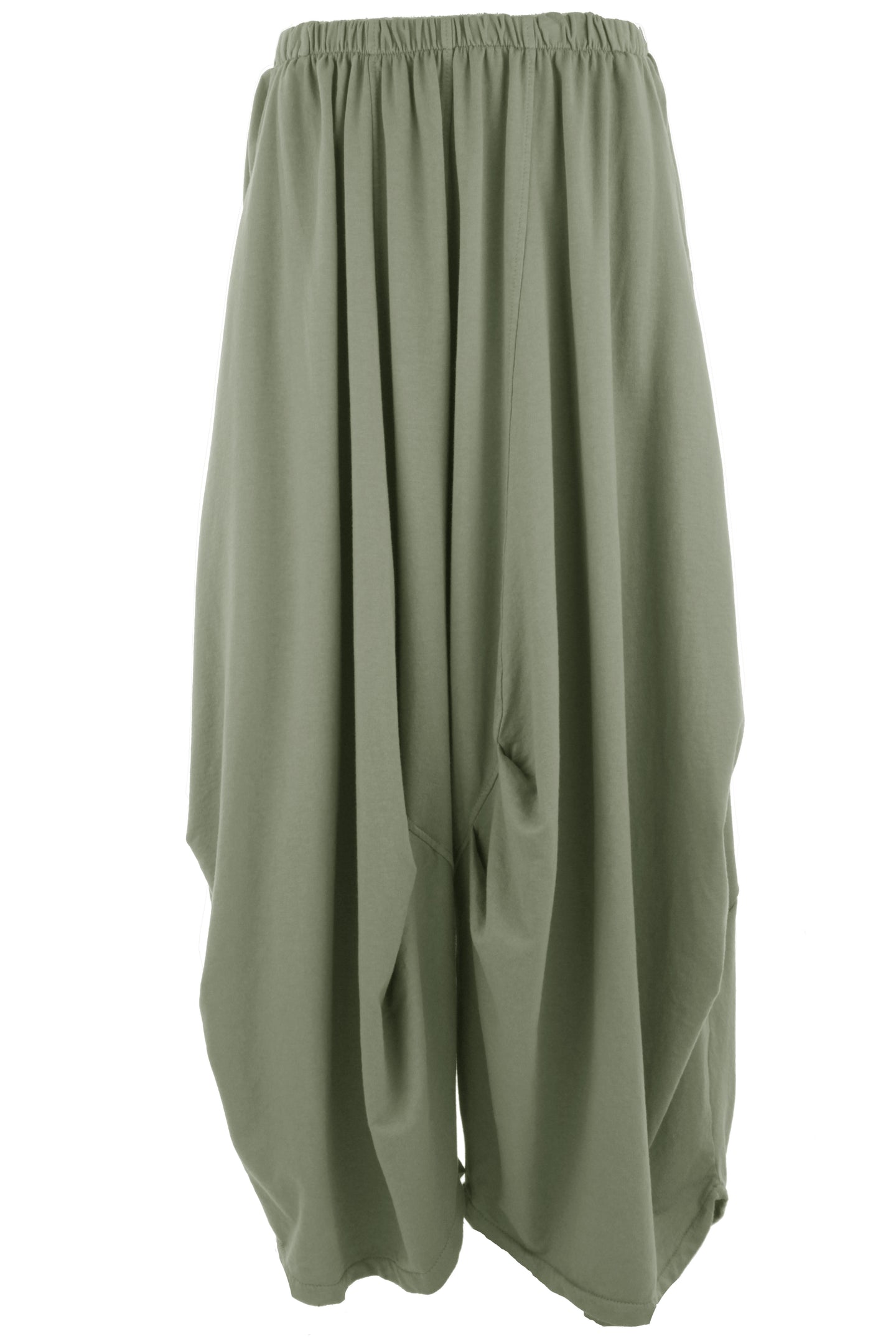 Gathered Jersey Trouser