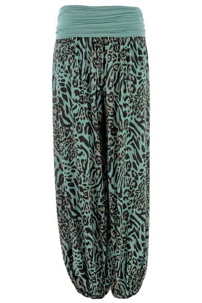 Leopard Print Harem Trouser
