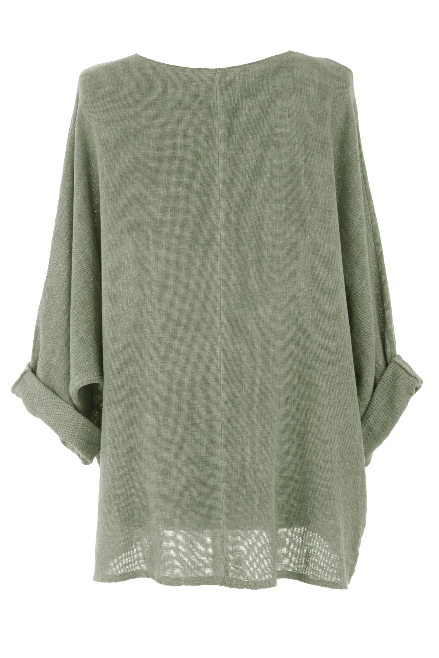 One Button Linen Cardigan