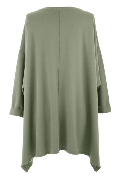 Panel Detail Jersey Top