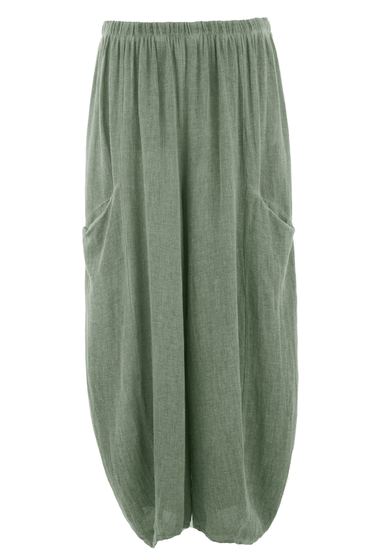 2 Slit Pocket Teabag Linen Trouser
