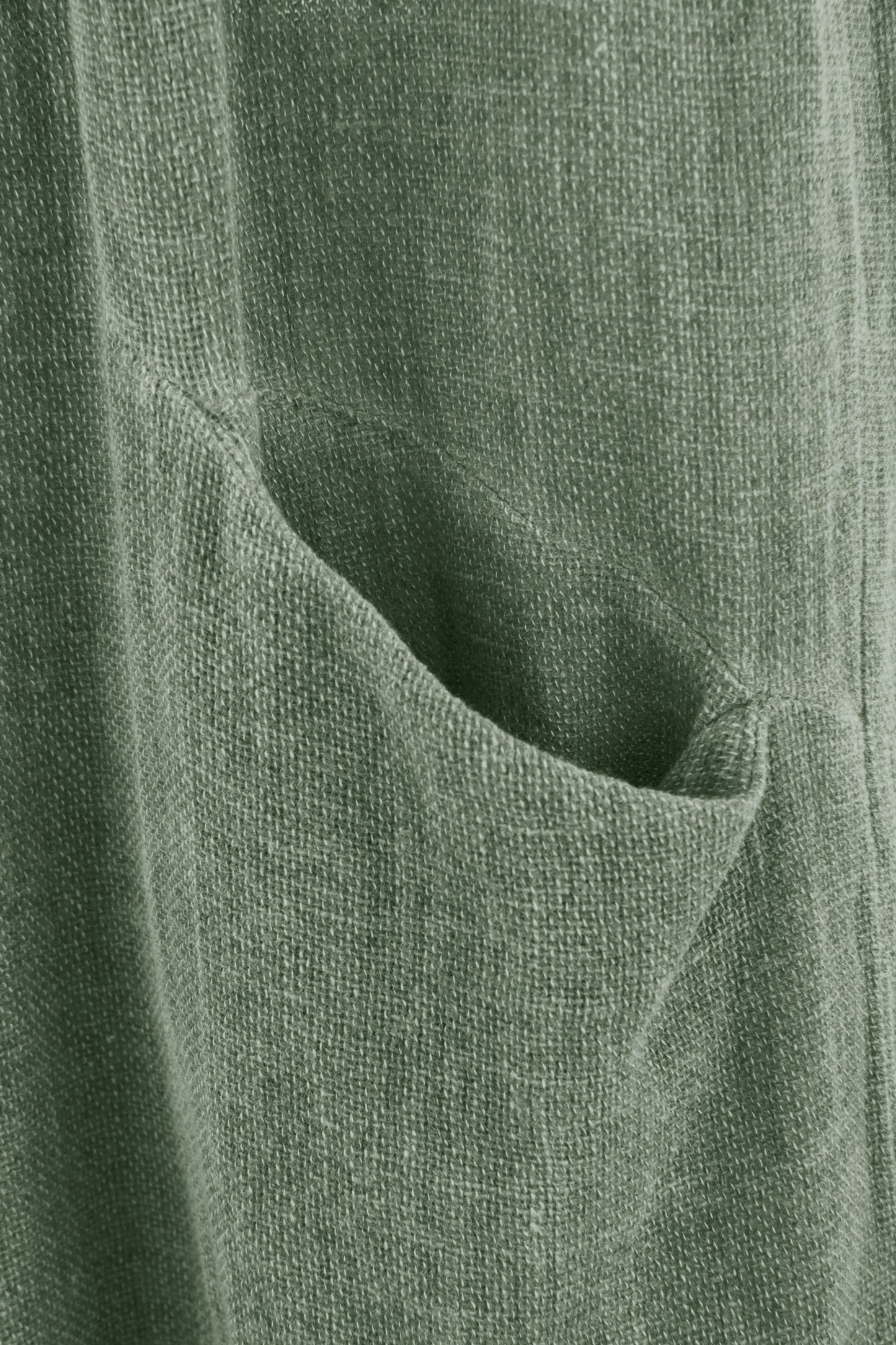 2 Slit Pocket Teabag Linen Trouser