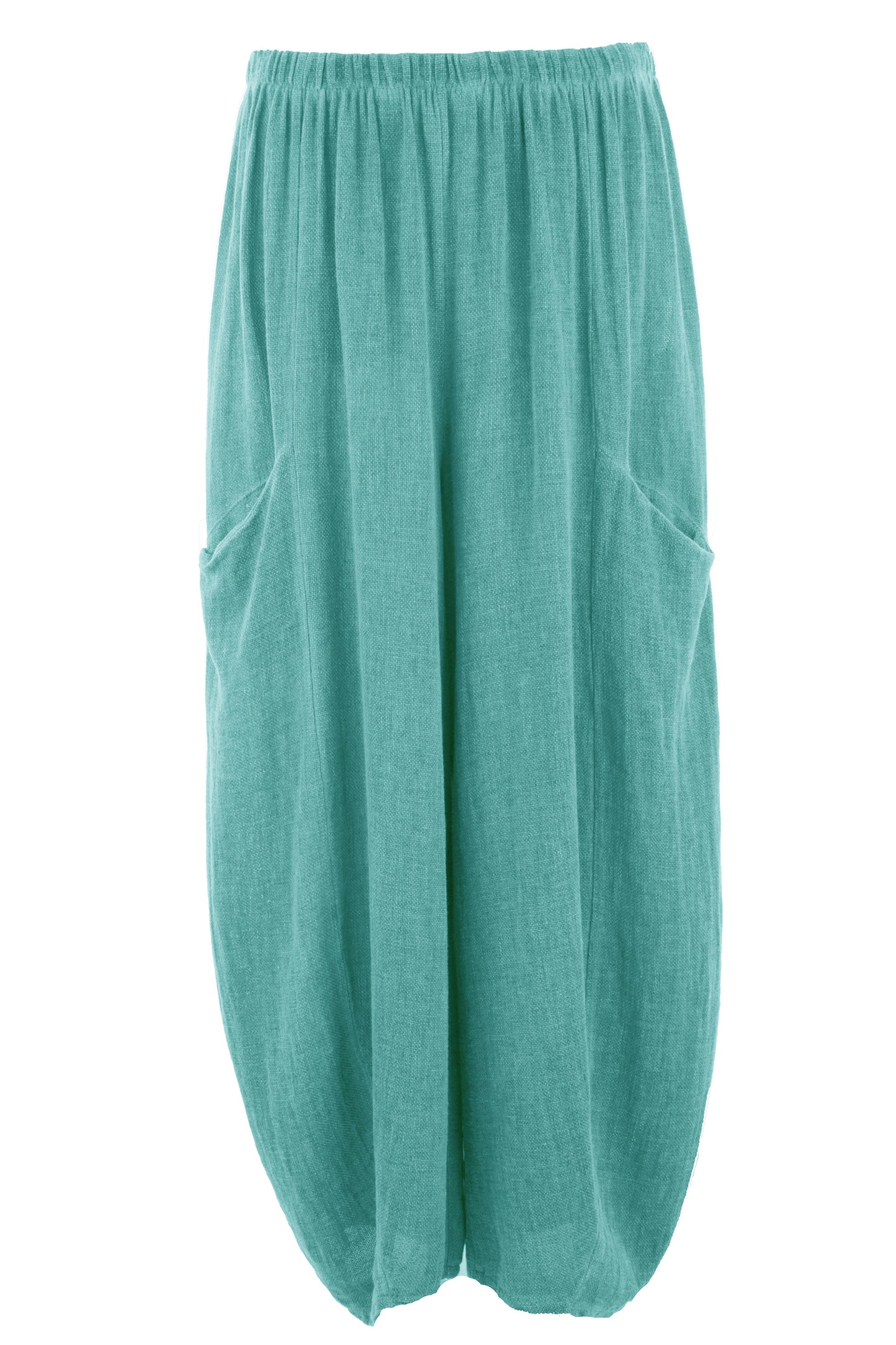 2 Slit Pocket Teabag Linen Trouser