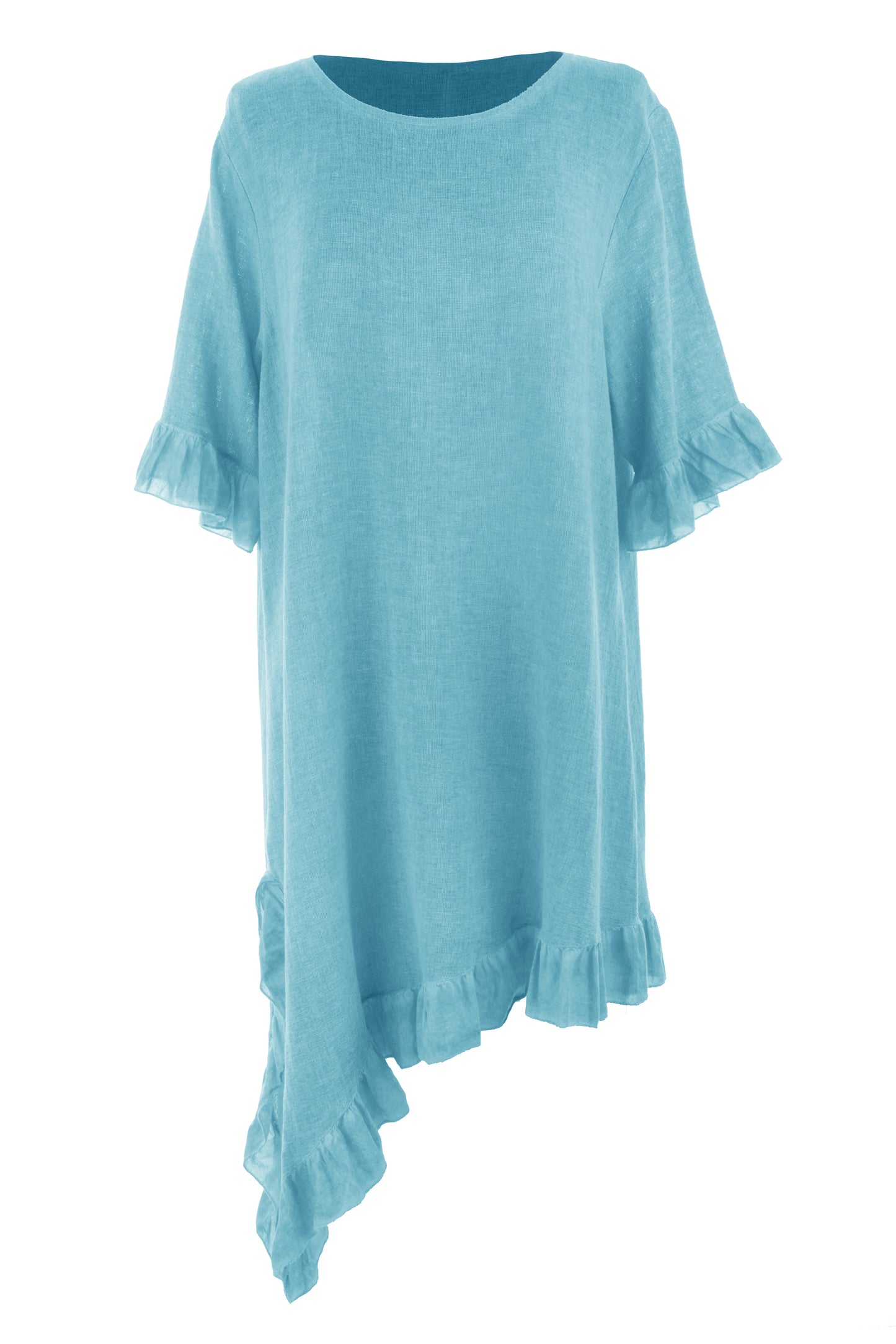 Diagonal Hem Teabag Dress