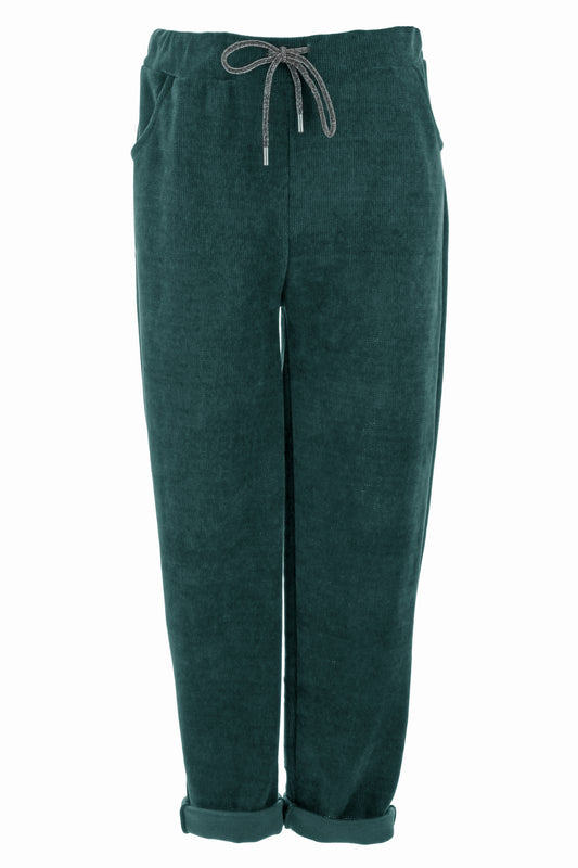 2 Pocket Chenille Trouser