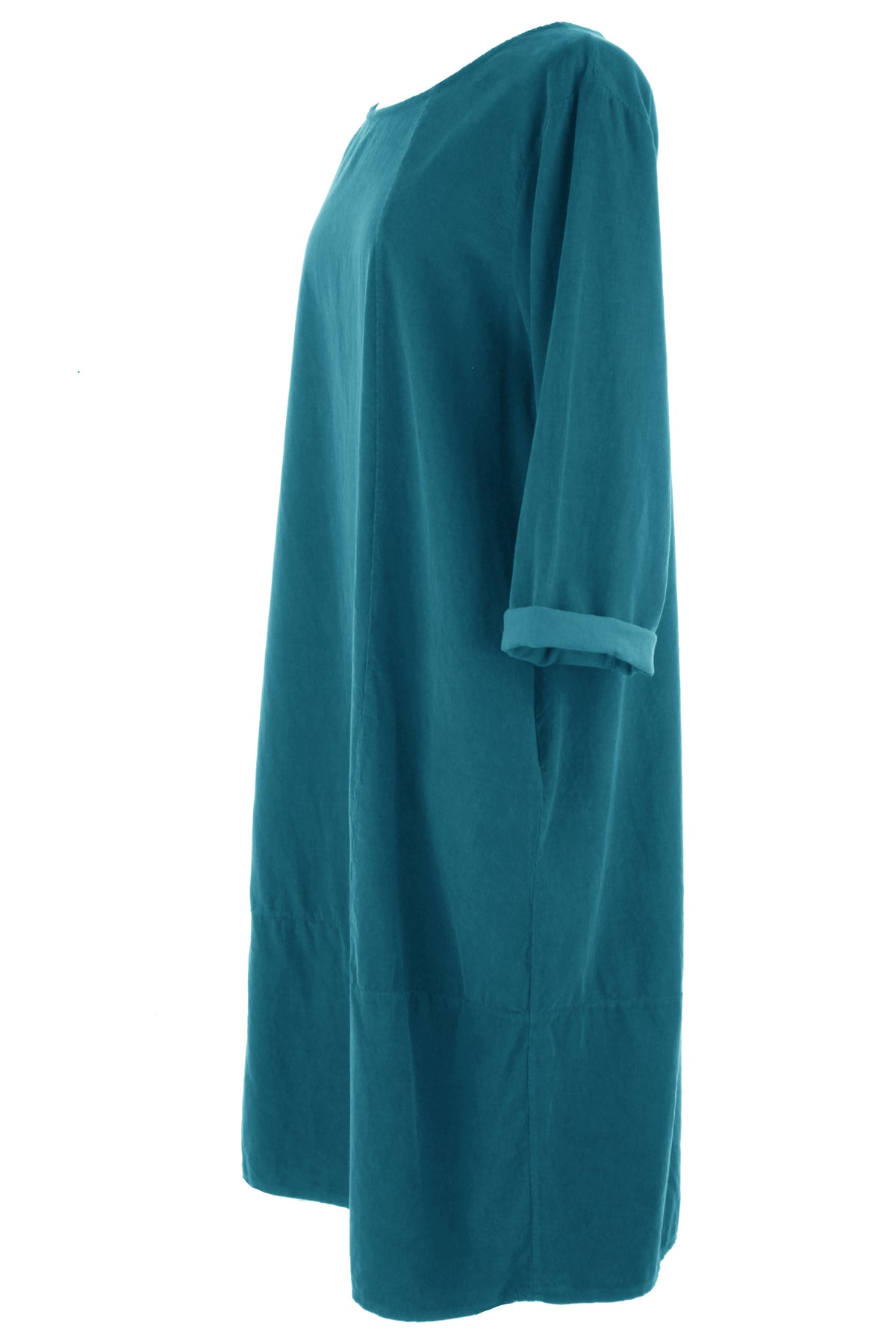 3/4 Sleeve Corduroy Dress