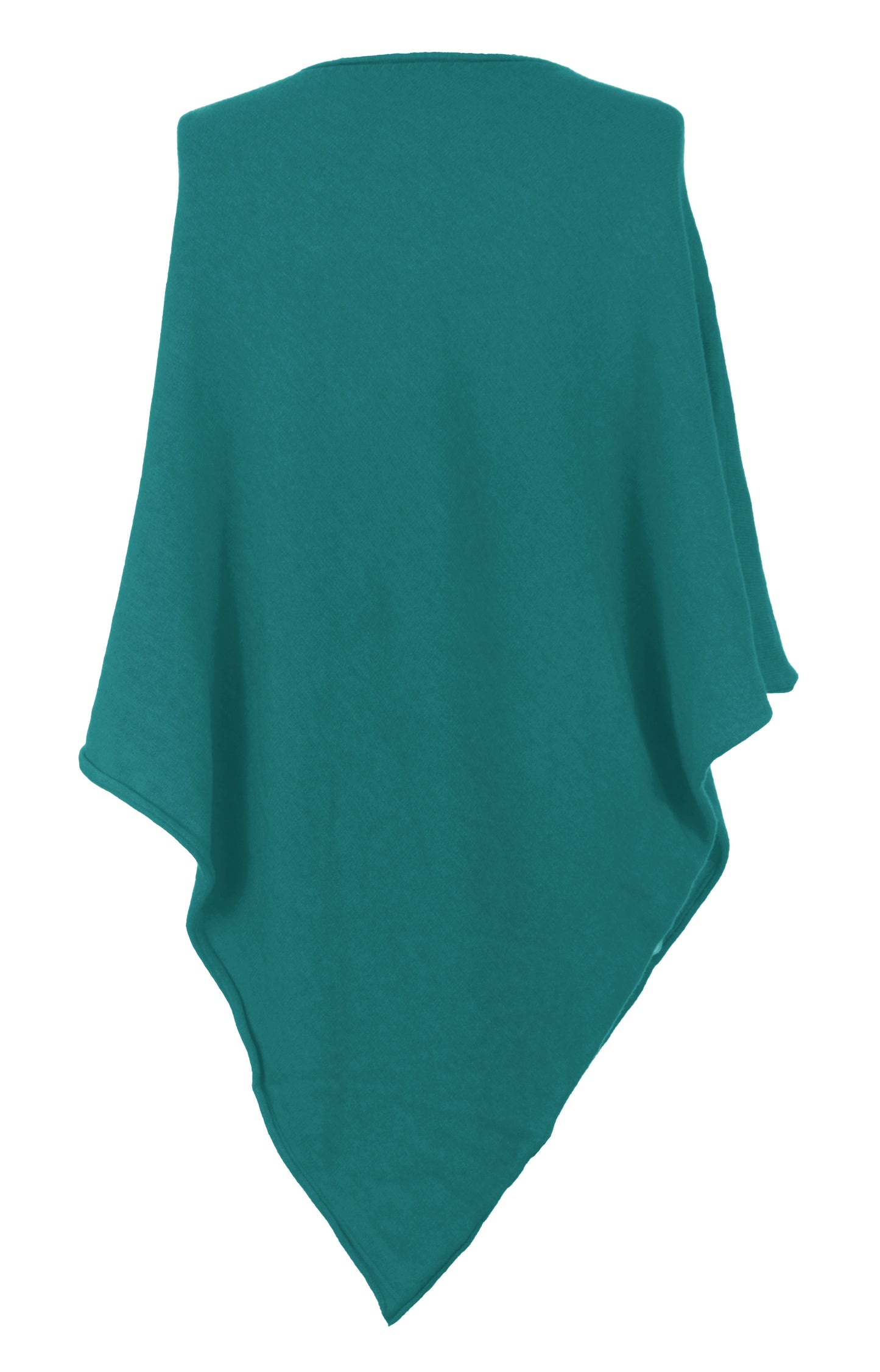 Asymmetric Alpaca Wool Poncho