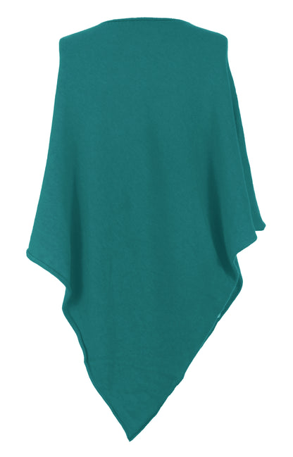 Asymmetric Alpaca Wool Poncho