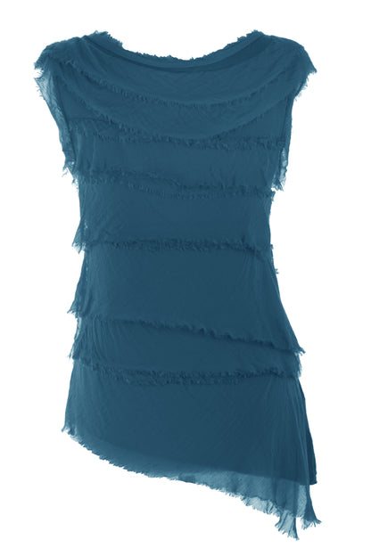 Sleeveless Rara Silk Top