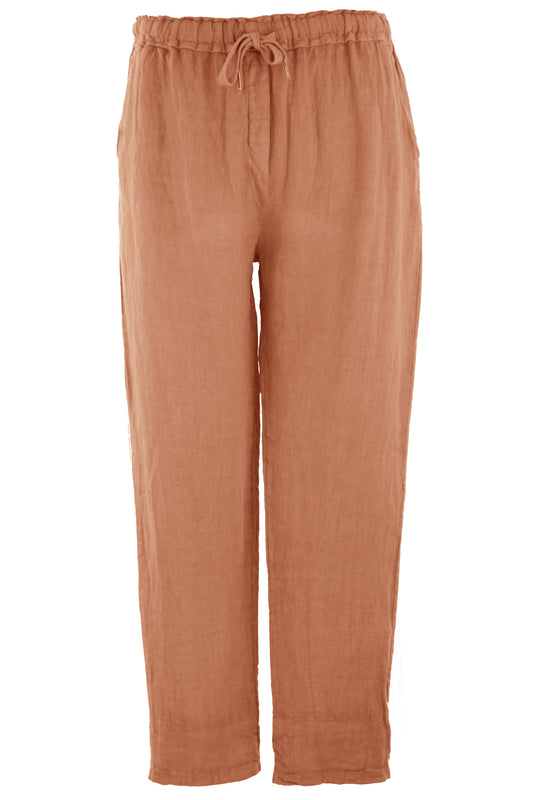 Tapered Linen Trouser