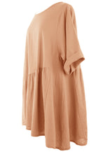 Load image into Gallery viewer, Pleat Panel Linen Tunic
