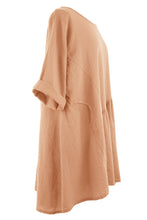Load image into Gallery viewer, Pleat Panel Linen Tunic
