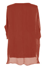 Load image into Gallery viewer, Sequin Hem Silk Top

