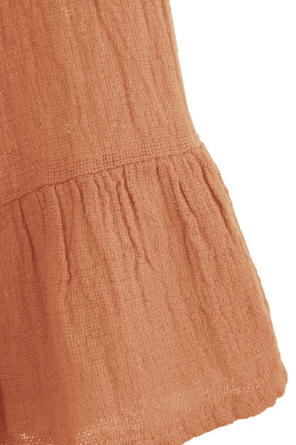 Tiered Teabag Linen Tunic