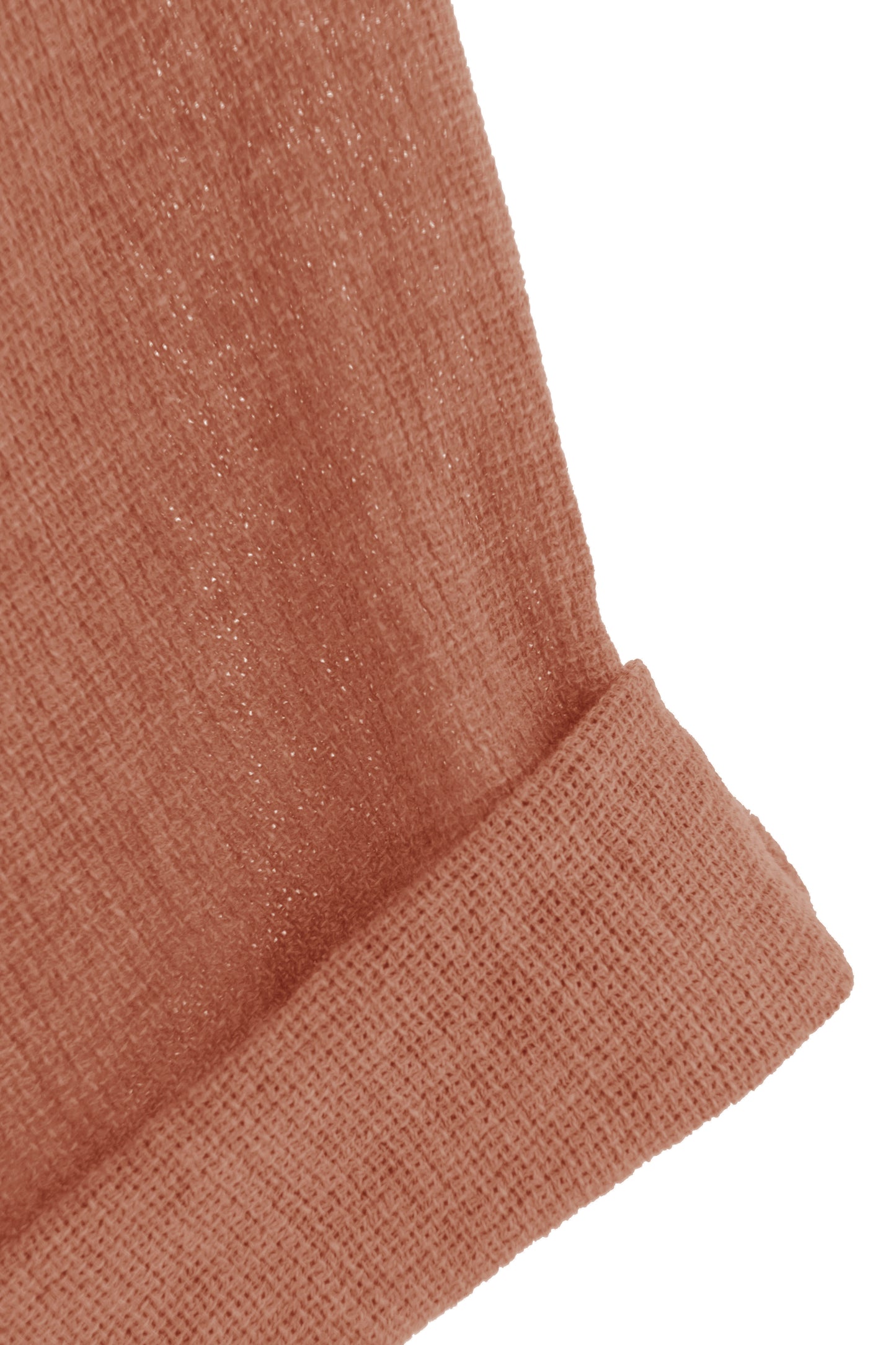 One Button Linen Cardigan