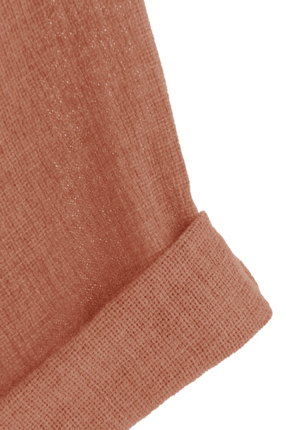 One Button Linen Cardigan