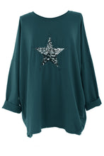 Load image into Gallery viewer, Sequin Star Sweatshirt
