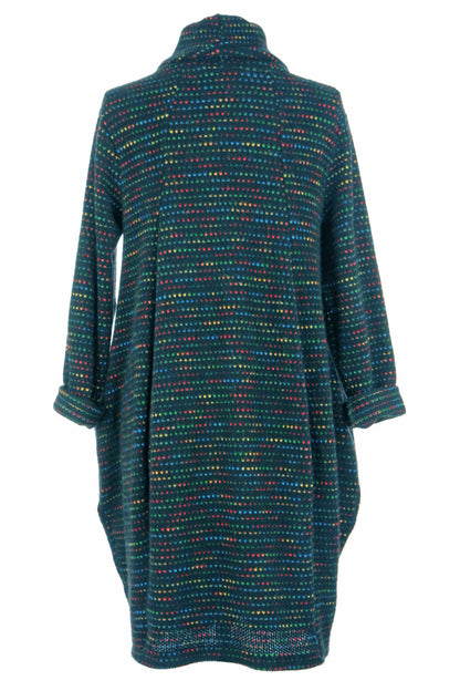 Cowl Neck Fleck Dress