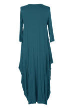 Load image into Gallery viewer, 3/4 Sleeve Draped Dress
