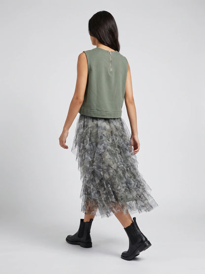 Camouflage Tulle Skirt