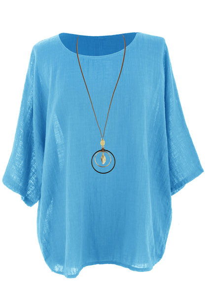 Cotton Necklace Top