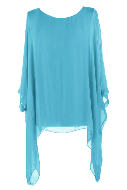 Batwing Silk Top