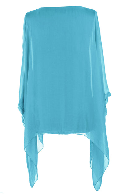 Batwing Silk Top
