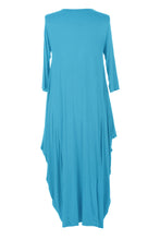Load image into Gallery viewer, 3/4 Sleeve Draped Dress
