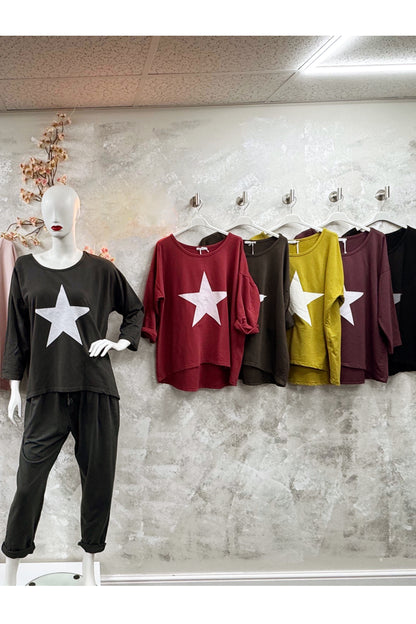 Star Jersey Sweatshirt