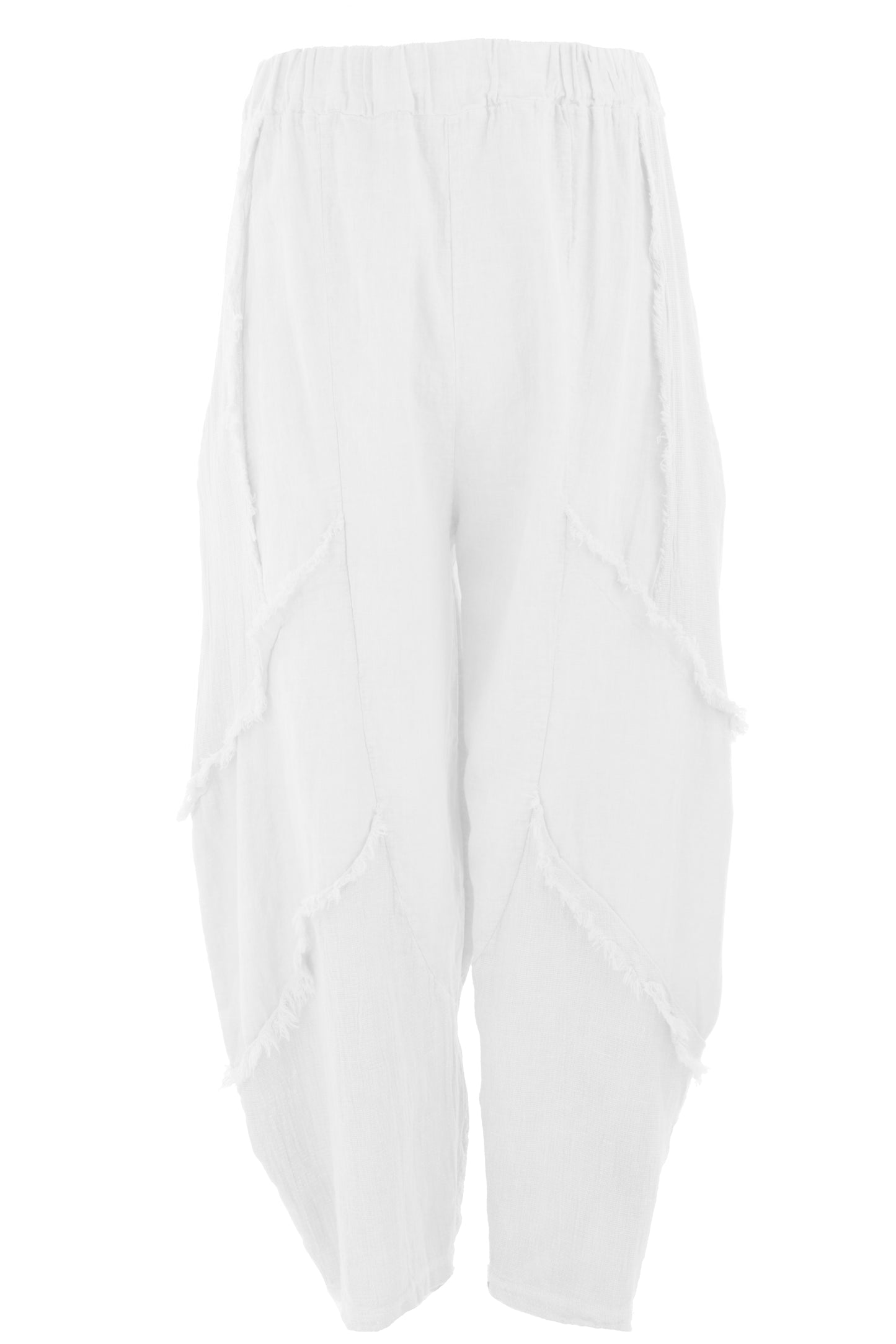 Teabag Linen Panel Trouser