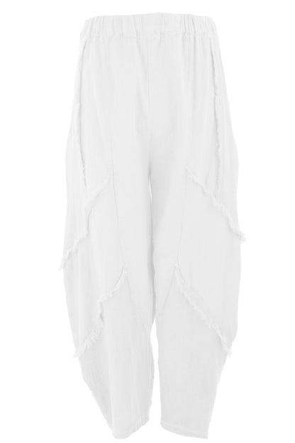 Teabag Linen Panel Trouser